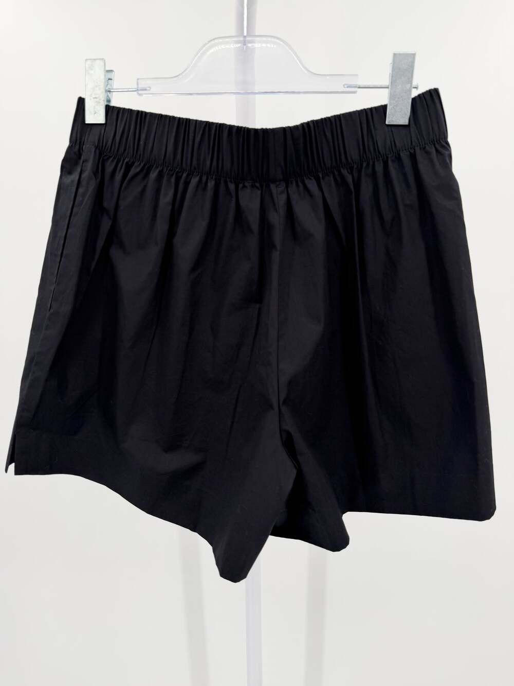 Sold Out NYC Shorts Black Everything Cotton Poplin Pull On NWT Medium